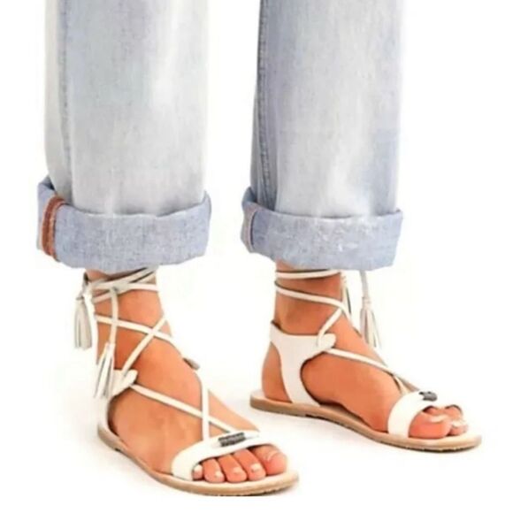 Free People Bryn Marr Wrap Sandals - Picture 1 of 14